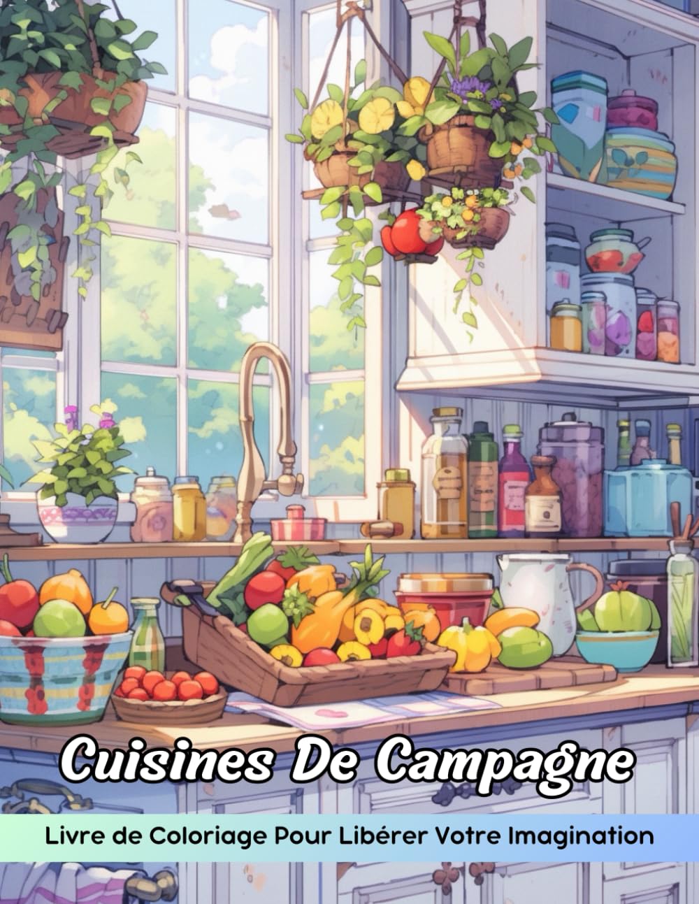Cuisines De Campagne Livre de Coloriage: Page De Coloriage Des Cuisines De Campagne, Un Voyage Chaleureux À Travers Des Espaces Culinaires Rustiques book
