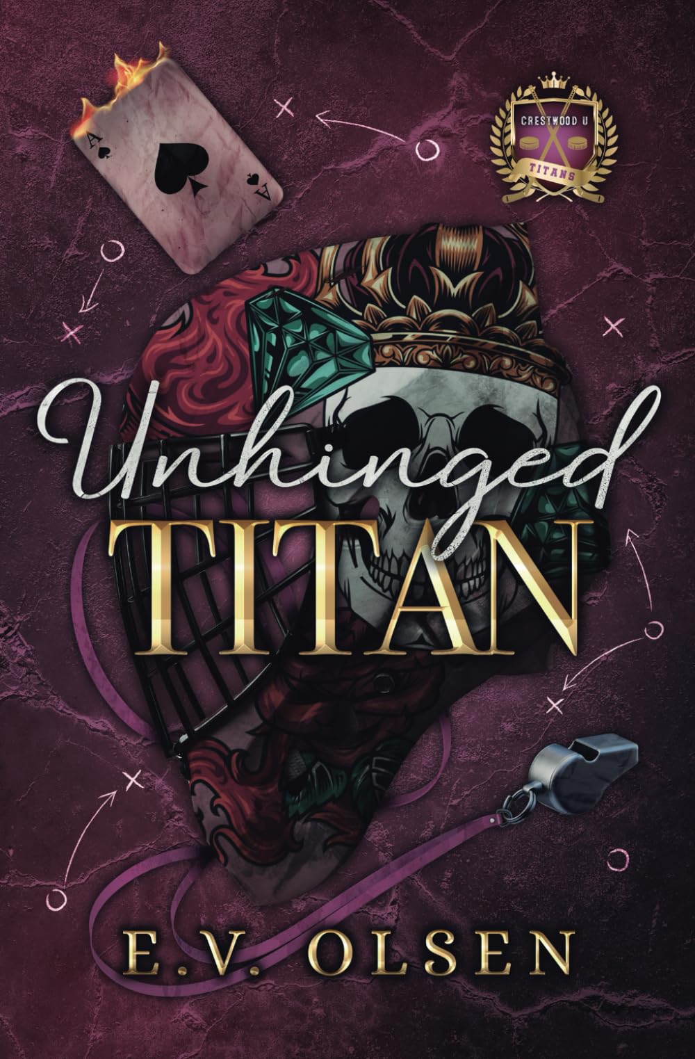 Unhinged Titan: A Coach/Player MM College Hockey Romance book