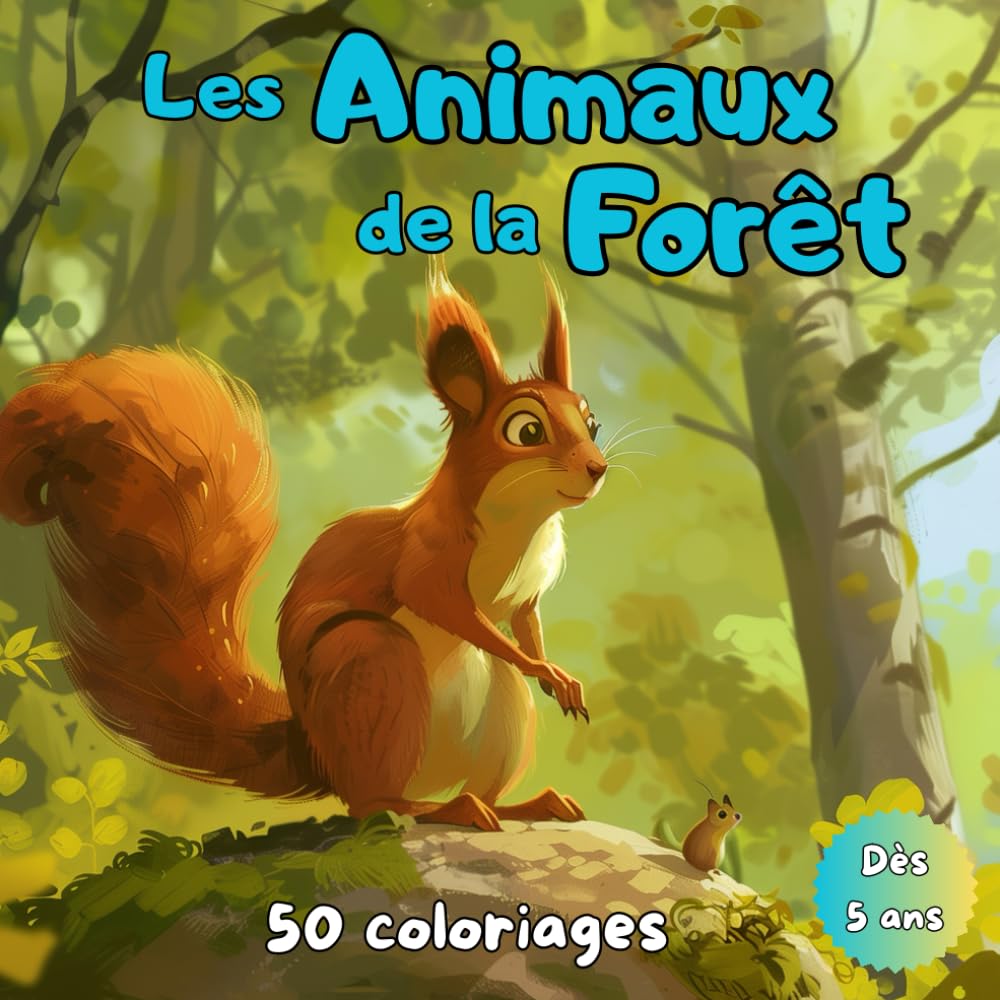 Les Animaux de la Forêt - 50 coloriages: Livre de Coloriage Les Animaux de la Forêt - 50 Dessins Captivants pour Enfants dès 5 Ans book