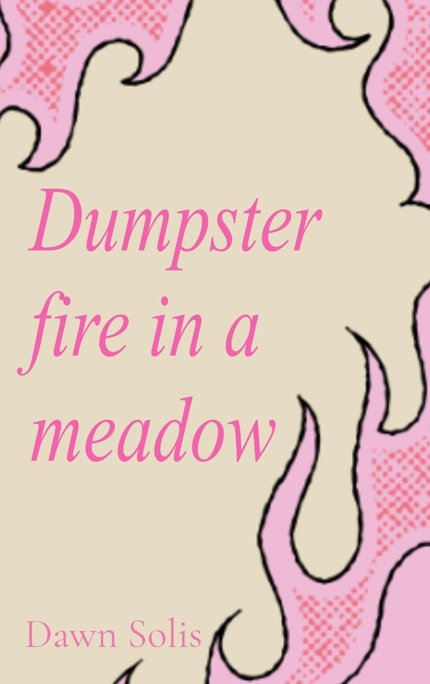 Dumpster fire in a meadow Poetry
