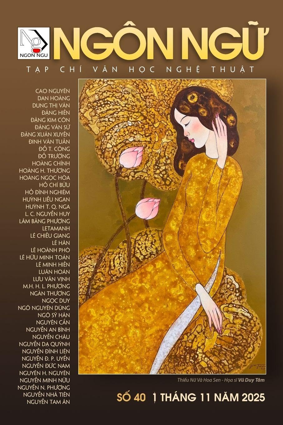 T¿p Chí NGÔN NG¿ S¿ 40 (1 tháng 11 n¿m 2025) Contemporary literature