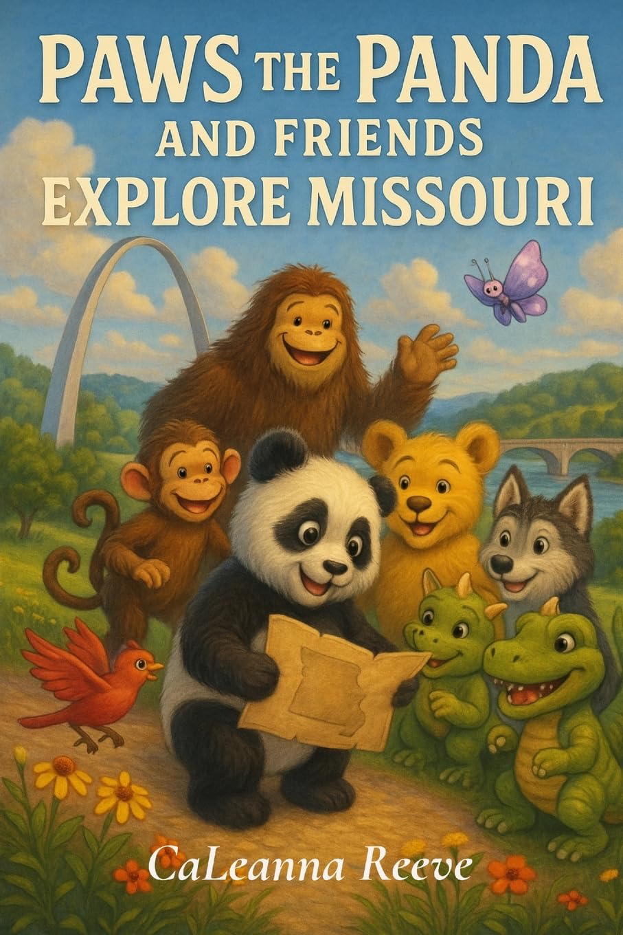 Paws the Panda and Friends Explore Missouri Children's books