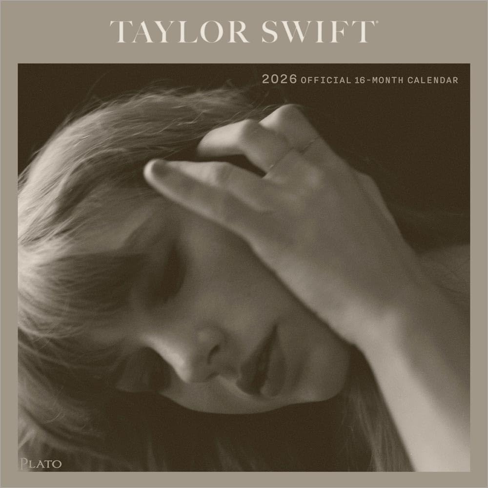 Taylor Swift Official 2026 12 X 24 Inch (Hanging) Monthly Square Wall Calendar Books