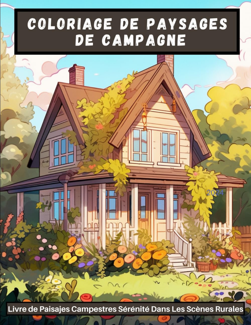 Coloriage De Paysages De Campagne : Livre de Paisajes Campestres Sérénité Dans Les Scènes Rurales: Livre de Paisajes Campestres Sérénité Dans Les Scènes Rurales book