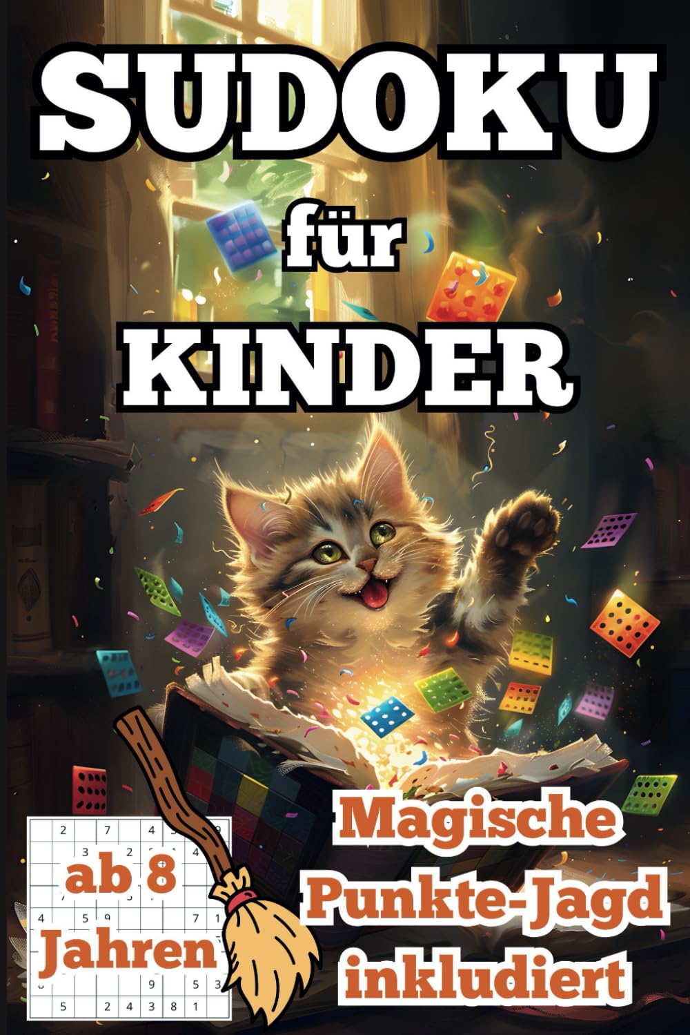 Sudoku für Kinder ab 8 Jahren: Beteilige dich an der magischen Punkte-Jagd! Sichere dir ein cooles Abzeichen und erhalte deine Urkunde! Leisure & Fun