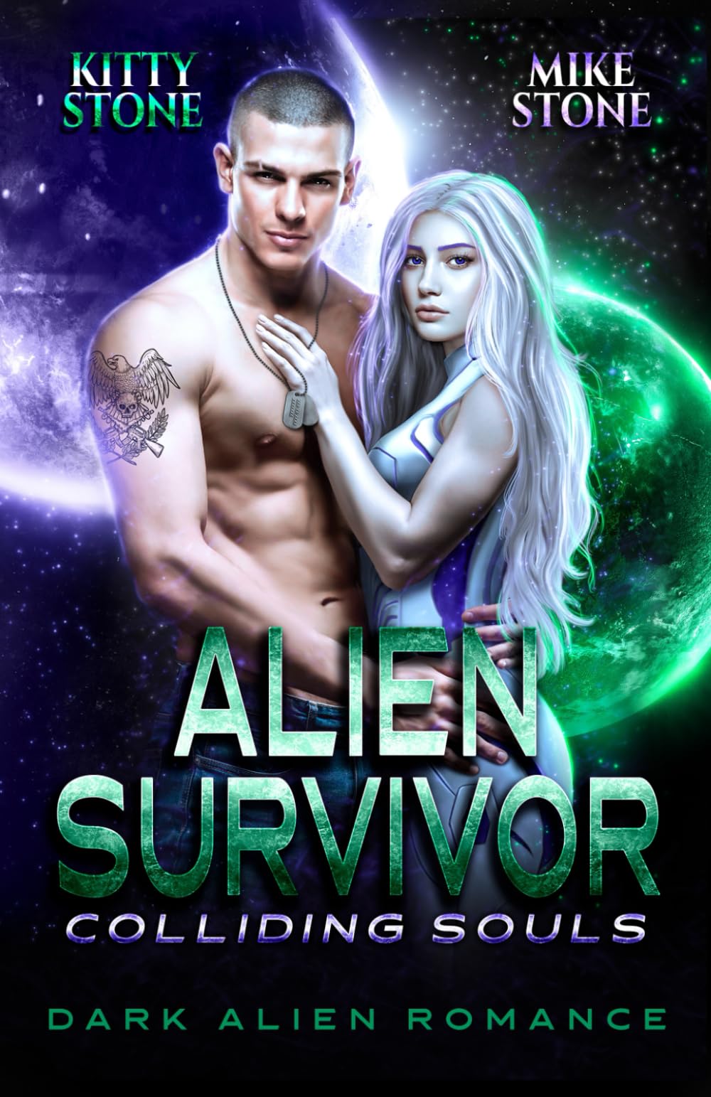 Alien Survivor - Colliding Souls: Dark Alien Romance (Crashed on Earth, Band 4) Action & Adventure