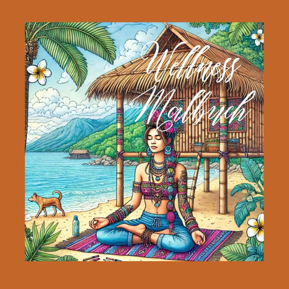Wellness Malbuch: Ein Malbuch zum Träumen mit wunderschönen Motiven zum Thema Wellness, Asien und Reisen. Hobbies & Crafts