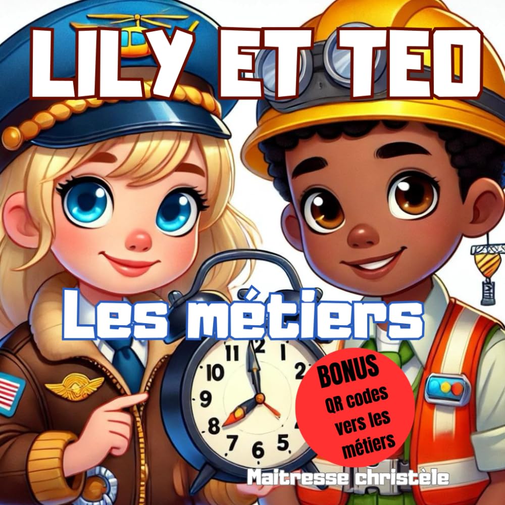 Histoire éducative: Lily et Téo: Les métiers: Journée d'orientation, découvrir des métiers book