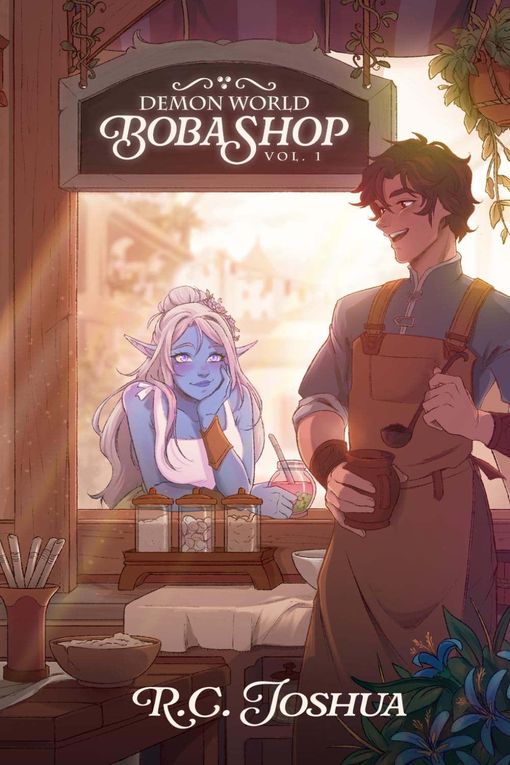 Demon World Boba Shop: A Cozy Fantasy Novel Urban Fantasy