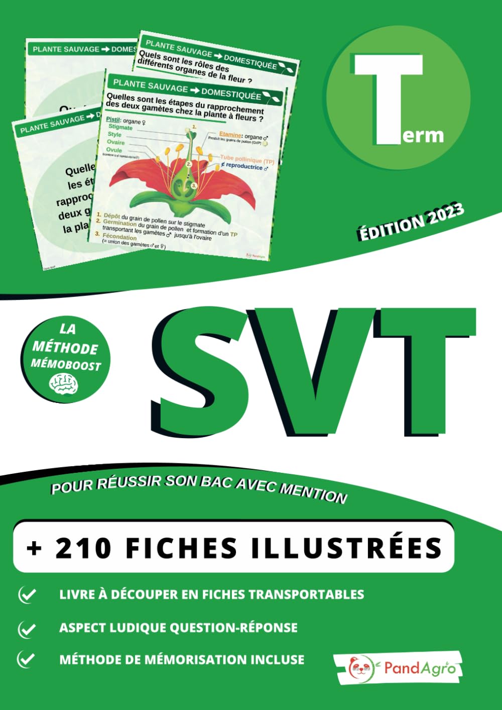 SVT Terminale (Sciences de la vie et de la Terre) - Pandagro - Enseignement de spécialité Tle : Fiches de révision ludiques et pratiques Question - ... mention ou Professeur CAPES - Agrégation SVT book