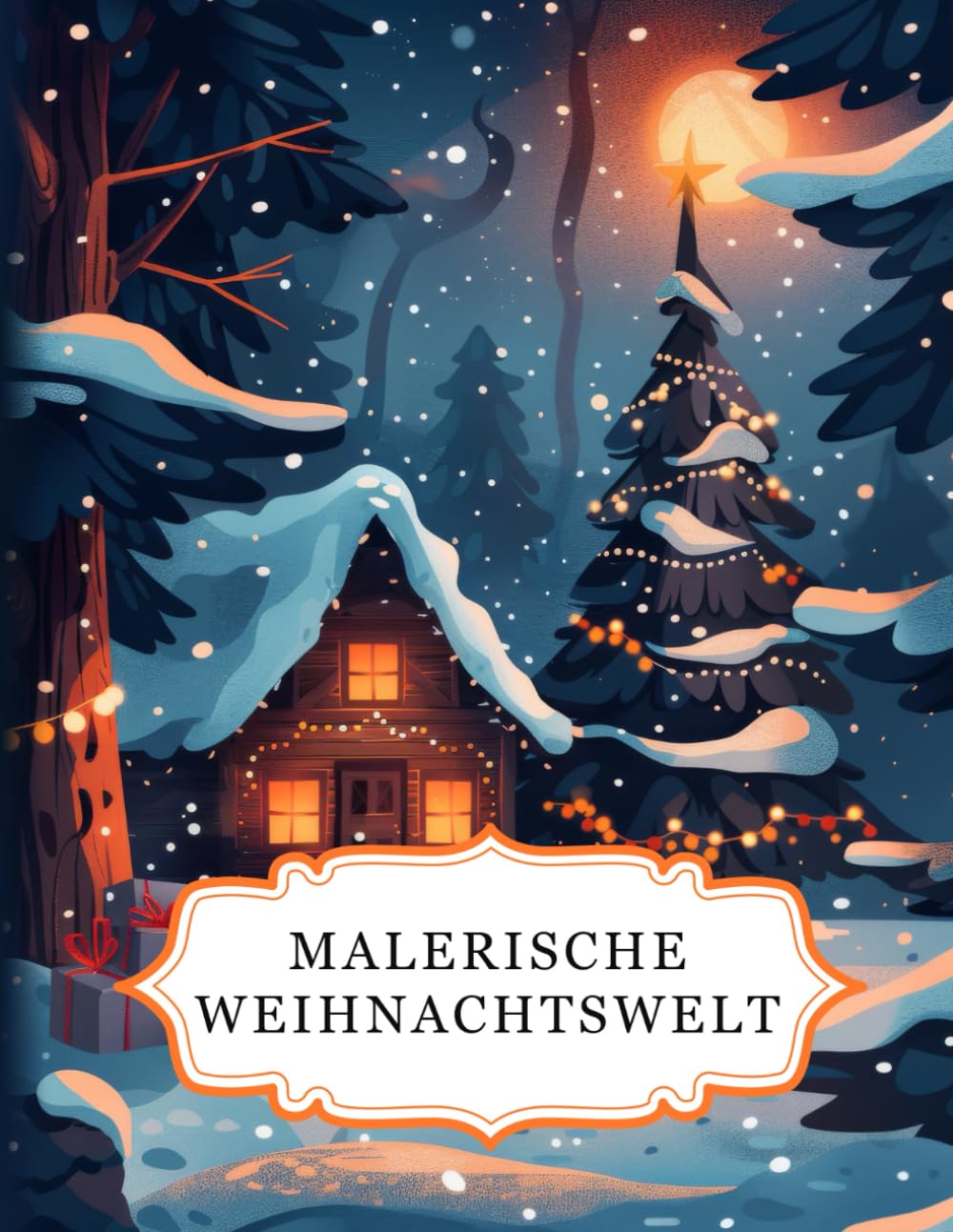 Malerische Weihnachtswelt: Ein Weihnachts-Malbuch für Erwachsene mit 50 wunderschönen Motiven zum Ausmalen. Ideal zur Entspannung, zum Stressabbau und zur Förderung der Kreativität Hobbies & Crafts