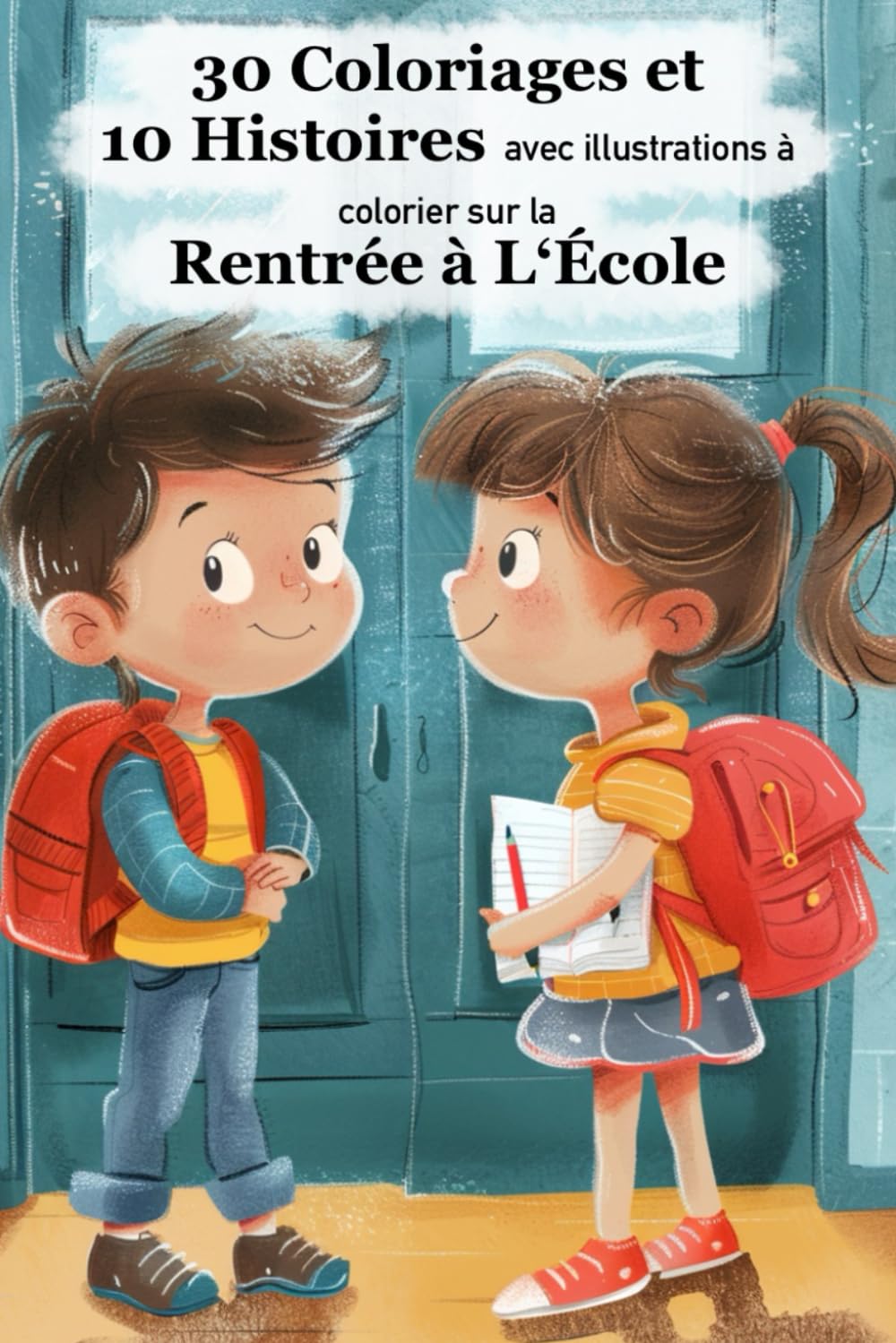 30 Coloriages et 10 Histoires avec illustrations à Colorier sur la Rentrée à L'Ecole, Livre d'Activités pour Enfants book