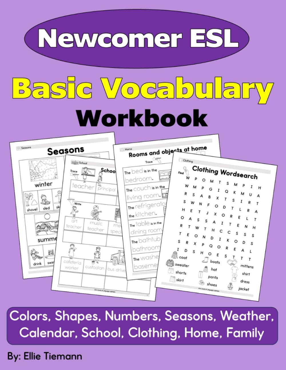 ESL Vocabulary Workbook: Newcomer Basic English (Newcomer ESL Vocabulary Workbooks) Foreign Languages ​​& Dictionaries