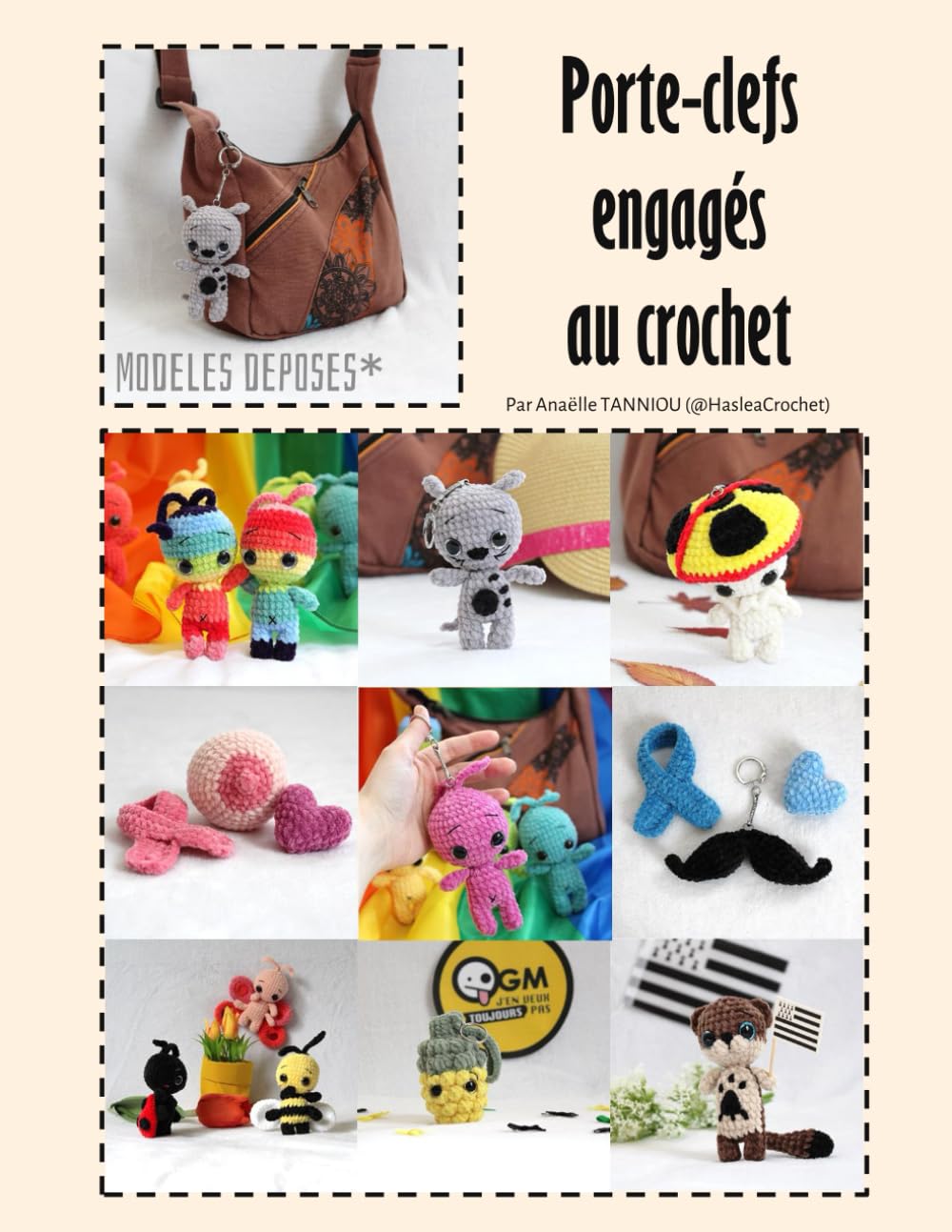 Porte clefs engagés au crochet: Tutoriels d'amigurumi au crochet book