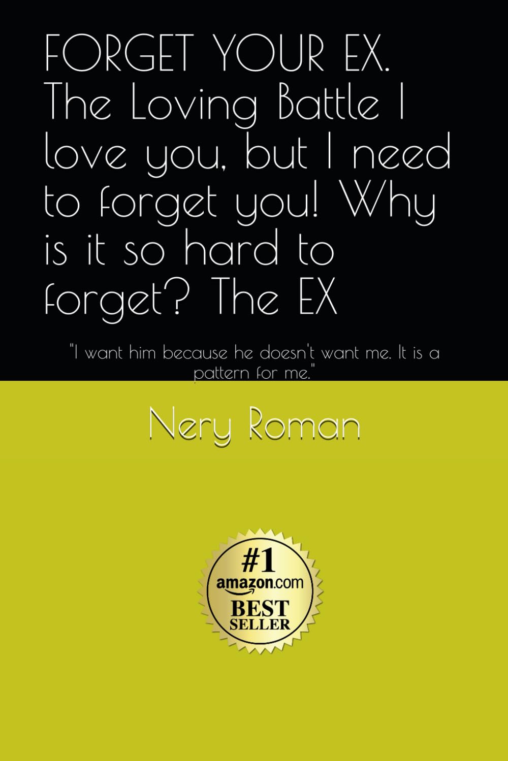FORGET YOUR EX. The Loving Battle I love you, but I need to forget you! Why is it so hard to forget? The EX: "I want him because he doesn't want me. It is a pattern for me." Medicine