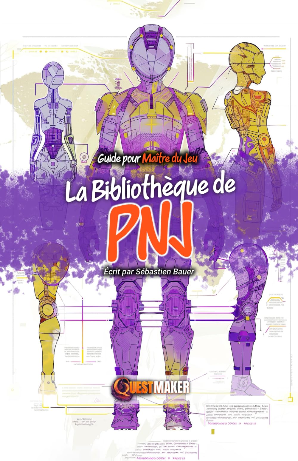 La Biblitohèque de PNJ: Découvre une collection de 14 types de PNJ que tu peux intégrer dans tes jeux de rôles, quel que soit l'univers que tu choisis book