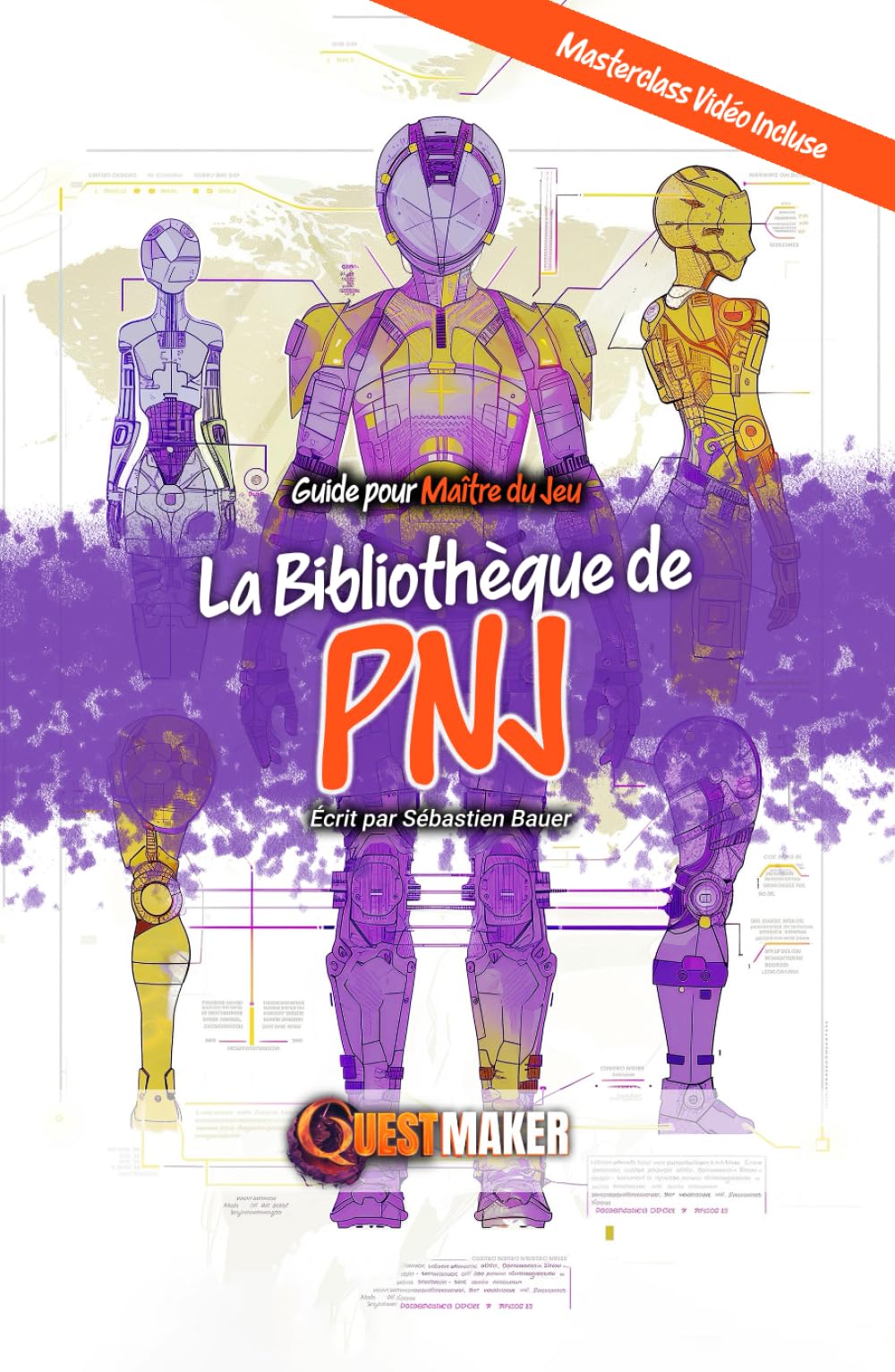 La Biblitohèque de PNJ: Découvre une collection de 14 types de PNJ que tu peux intégrer dans tes jeux de rôles, quel que soit l'univers que tu choisis book