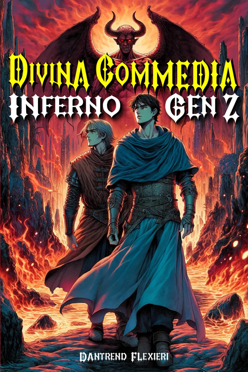 La Divina Commedia Gen Z: L'Inferno di Dante Riscritto in Slang Moderno: Un Viaggio Epico per Adolescenti con Illustrazioni Ispirate ai Manga book