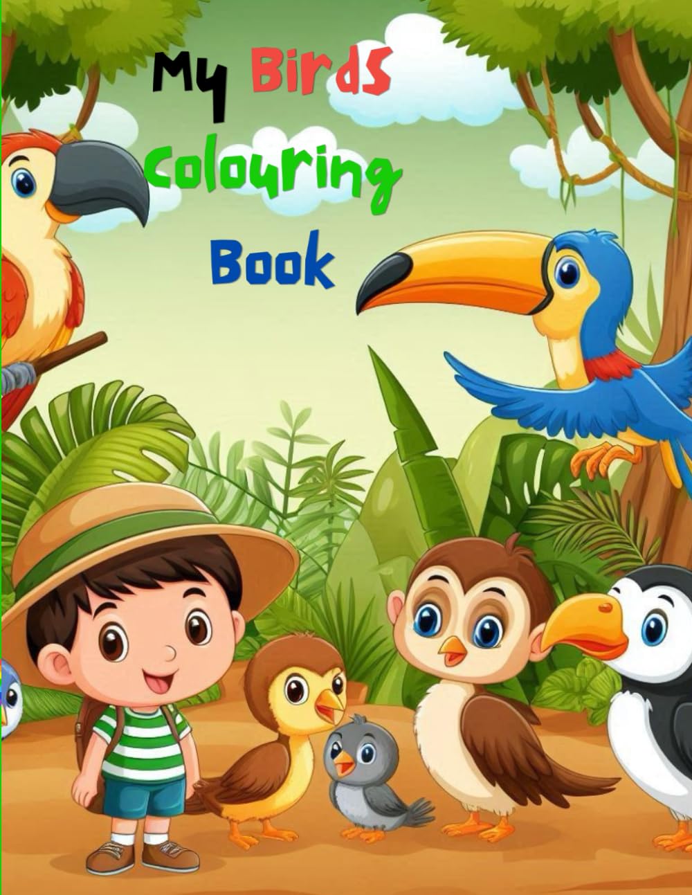 "Enchanting Aviary: A Birds Coloring Book for All Ages": "Color Your Way Through 60 Beautiful Bird Designs" Novels & Short Stories