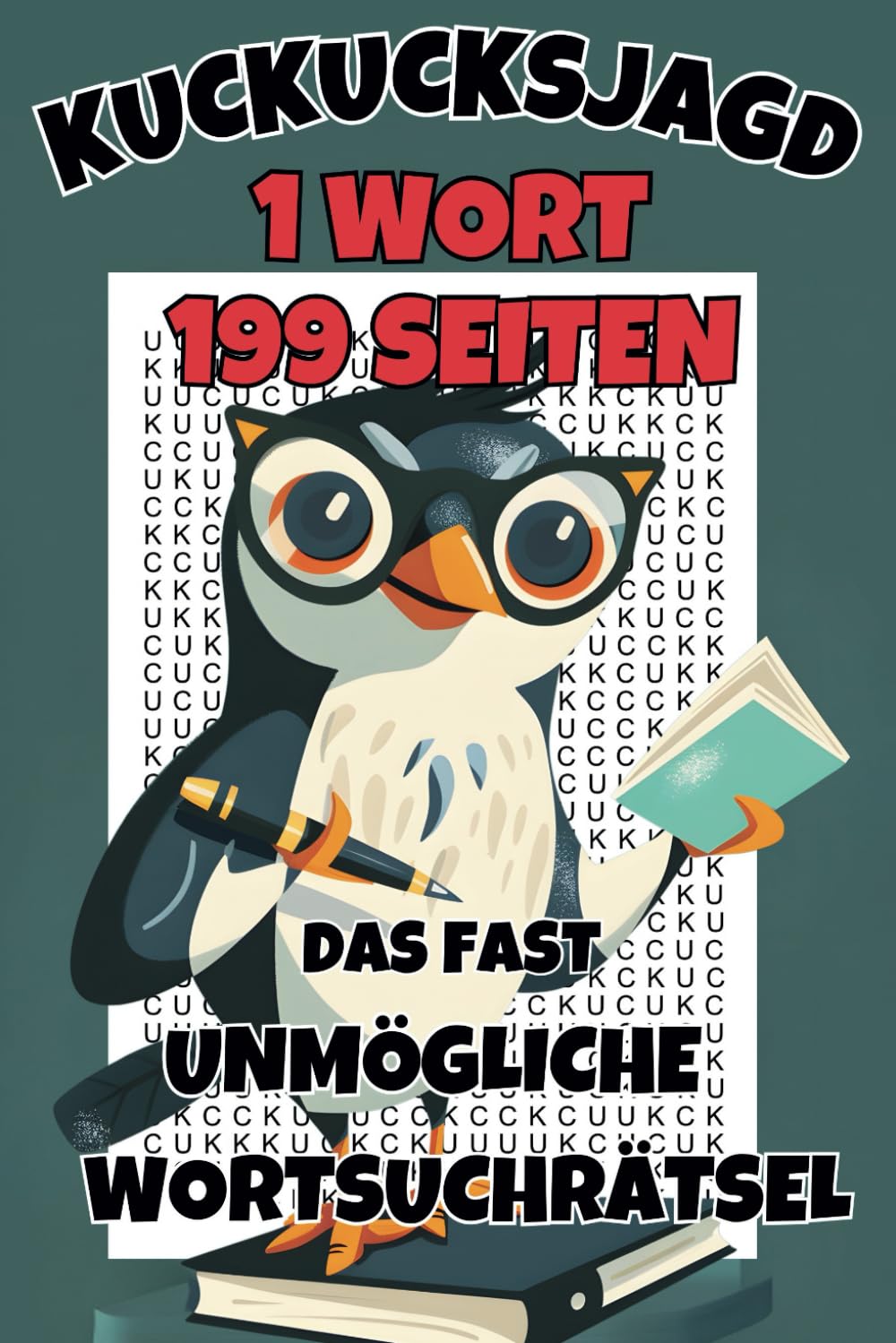 KUCKUCKSJAGD: Das fast unmögliche Wortsuchrätsel! 199 Seiten, 1 Wort zwischen 127360 Buchstaben – Bist du bereit, die Herausforderung anzunehmen? Humour & Satire