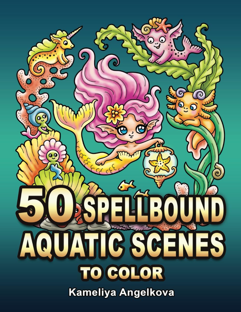 50 Spellbound Aquatic Scenes to Color Hobbies & Crafts