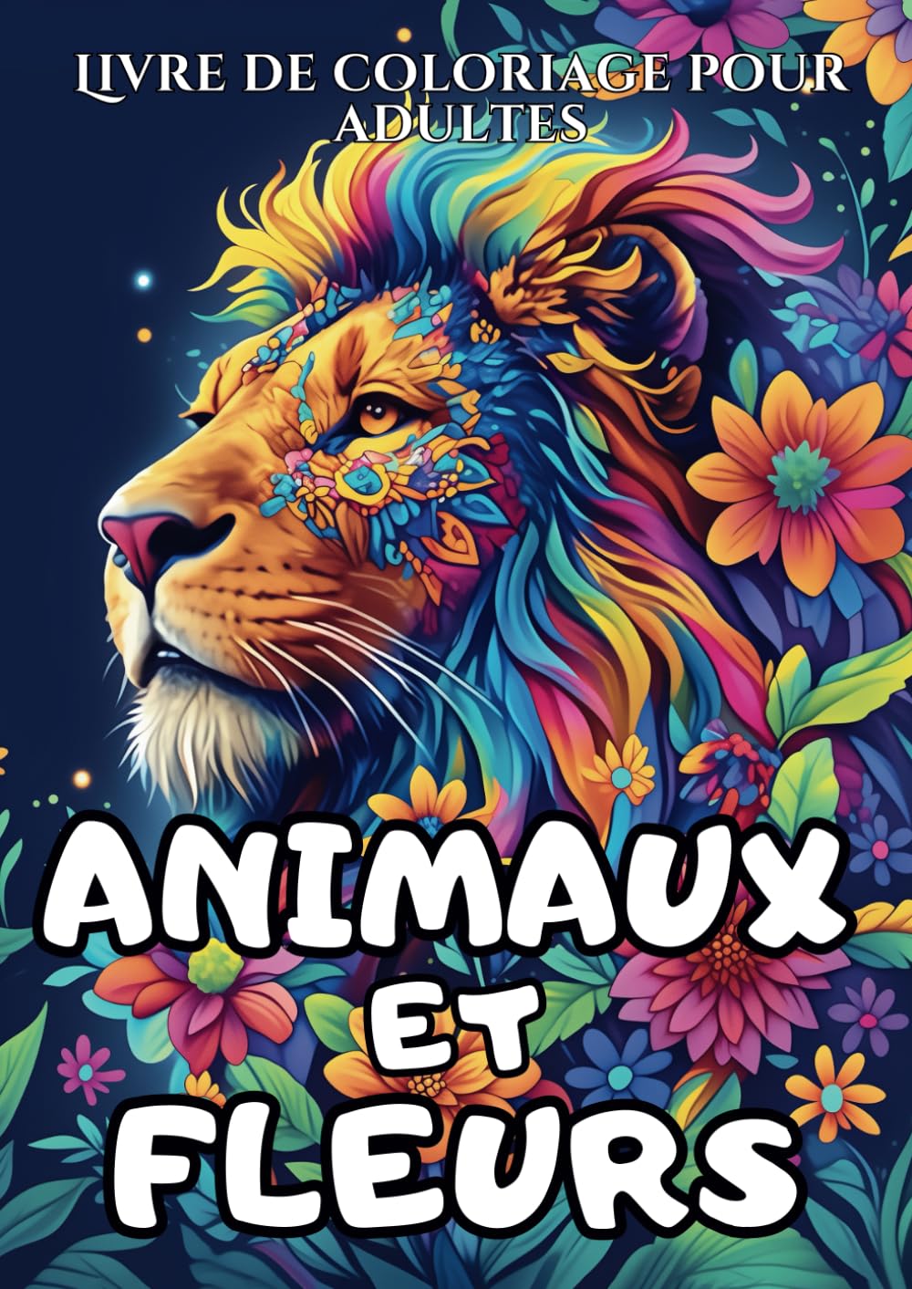 Animaux dans les Fleurs : Un Livre de Coloriage Enchanteur pour la Détente et la Créativité: Parfait pour Tous les Âges - Animaux Magnifiques et Motifs Floraux Intriqués book