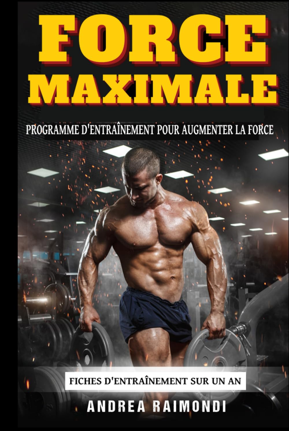Force Maximale: Un programme d'entraînement complet pour augmenter la force. Fiches d'entraînement sur un an book