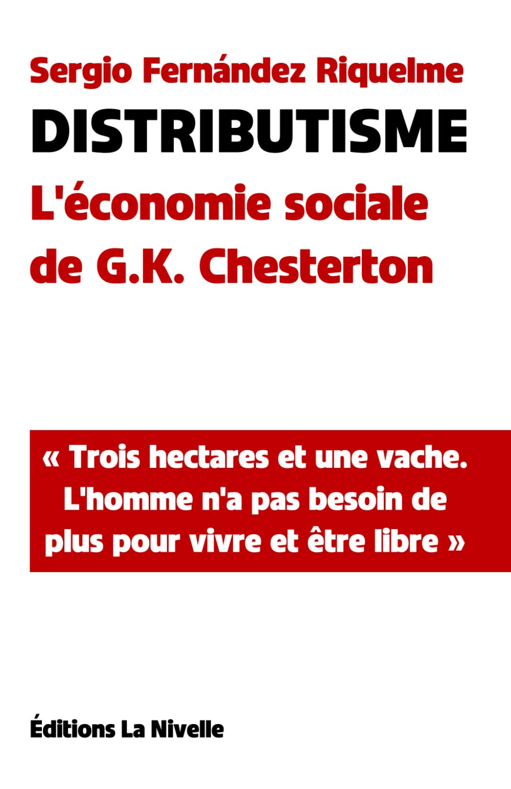 Distributisme: L'économie sociale de G.K. Chesterton book