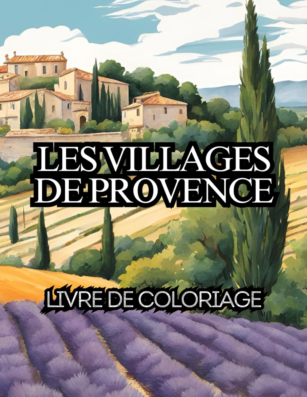 Les villages de Provence: Livre de coloriage, Dessins à colorier, cadeau pour ados et adultes, Provence, Sud de la France, Paysage de Provence book