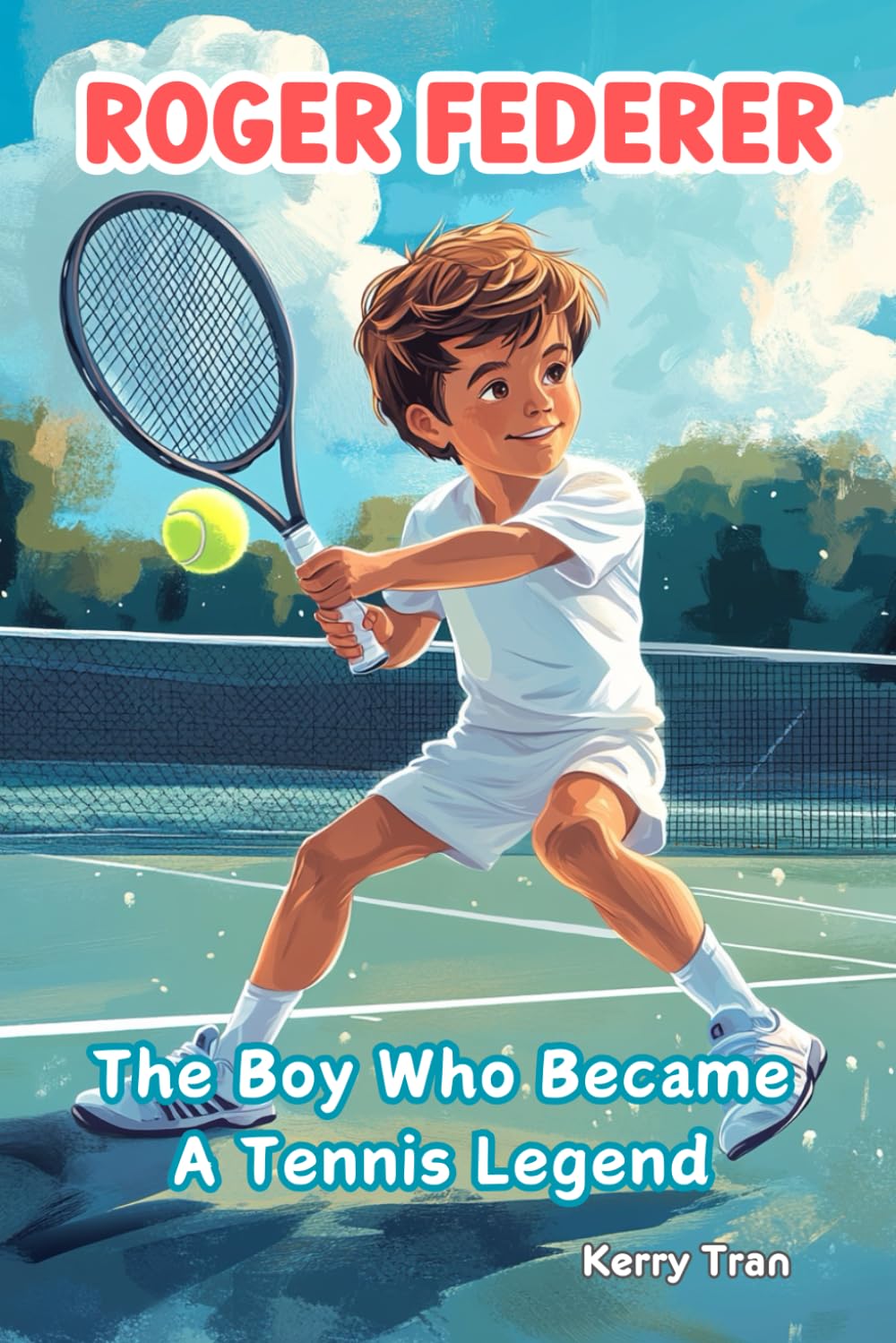 Roger Federer: The Boy Who Became A Tennis Legend: Illustrated biography for kids: Children's book (Sports biographies for kids) Leisure & Fun