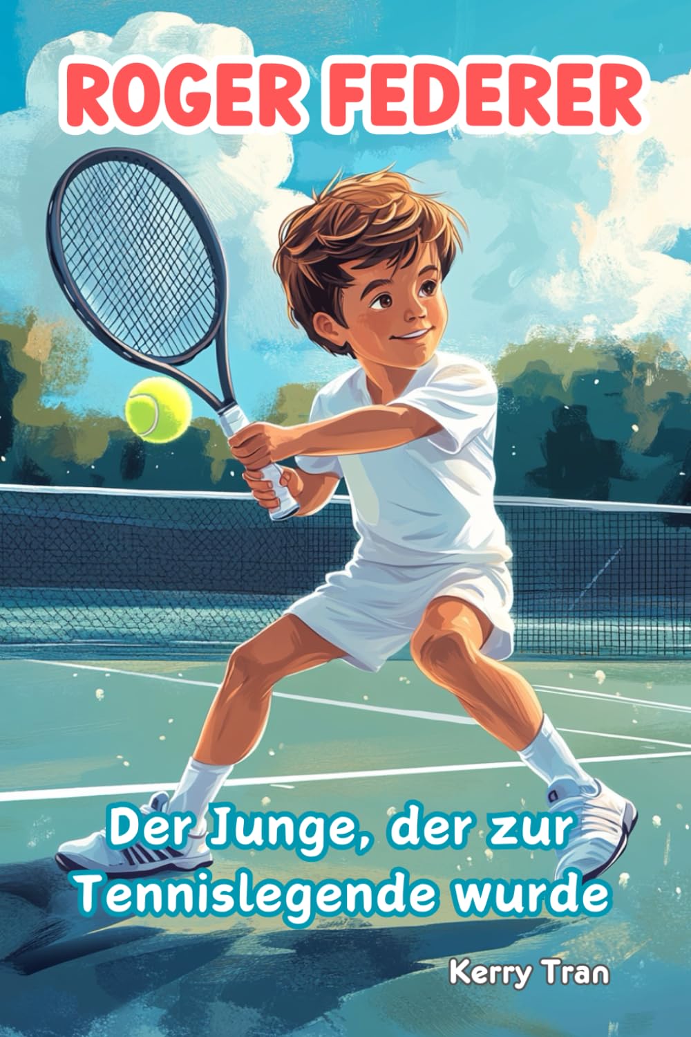 Roger Federer: Der Junge, der zur Tennislegende wurde: Illustriertes Biografiebuch für Kinder (Biografien für Kinder) Sports Books