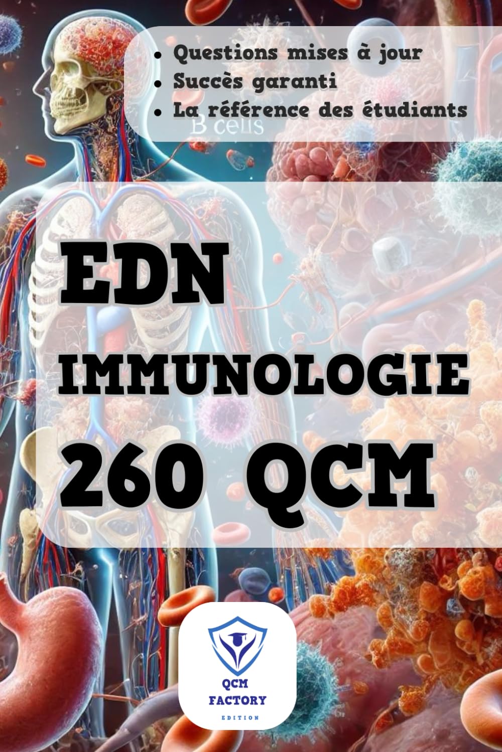 Immunologie R2C: EDN : 260 QCM d'entraînement pour les épreuves dématérialisées nationales (ex-ECN) : Examens pour l'internat de Médecine book