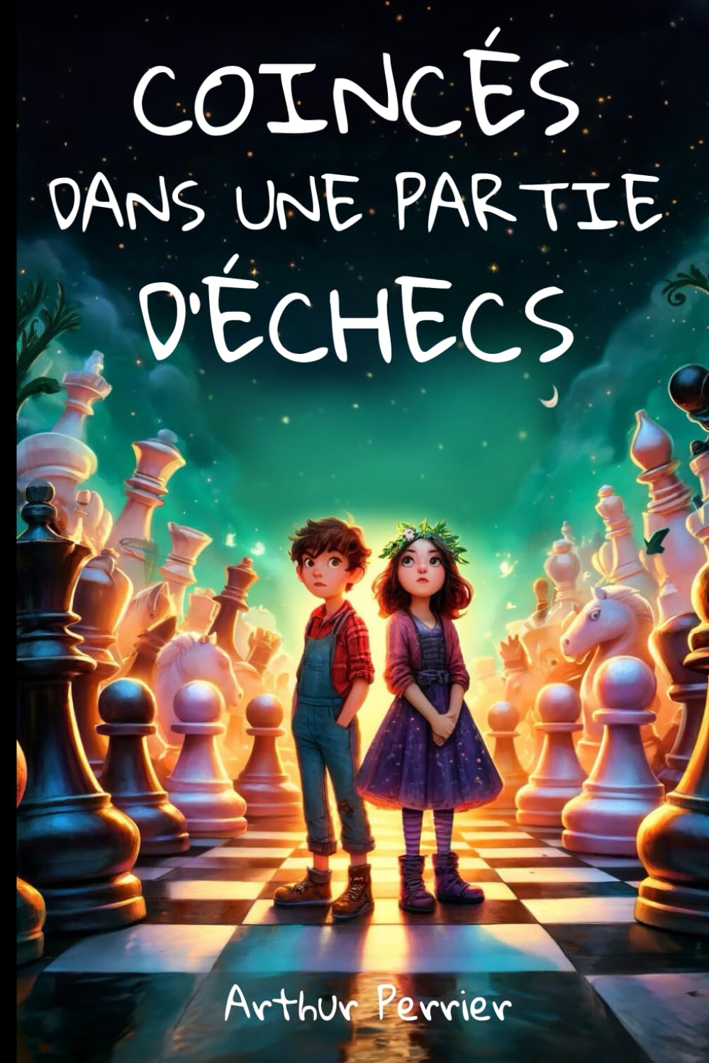 Coincés dans une partie d'échecs - Roman pour enfants à partir de 9 ans - Fantastique et Aventure. Manga