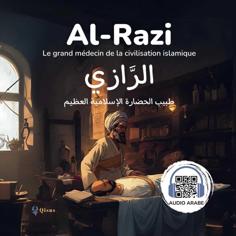 Al-Razi (Rhazès) : Le grand médecin de la civilisation islamique: Livre bilingue (français-arabe) pour enfants de 4 à 12 ans + version audio (avec musique) + activités book