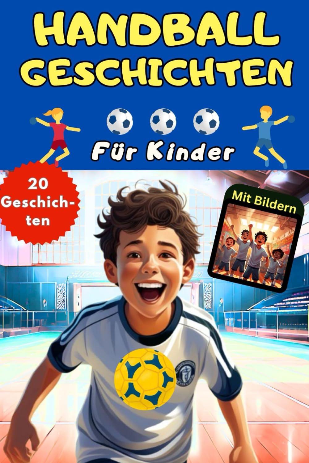 Spannende Handball Geschichten für Kinder: Erstlesebuch mit Bildern für Grundschüler - ideales Geschenk für Handballfans - Lesebuch für die 1. und 2. ... junge Handballer ab 6, 7, 8, 9 bis 10 Jahre Leisure & Fun