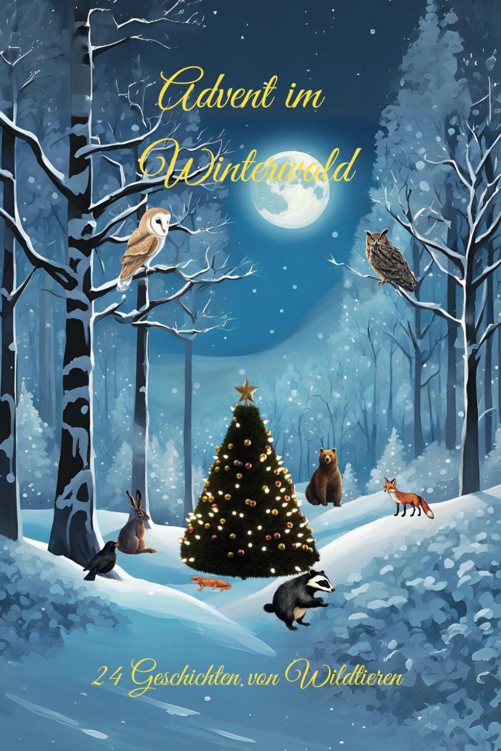 Advent im Winterwald - 24 Geschichten von Wildtieren: Das perfekte Adventskalenderbuch für die ganze Familie zum Vorlesen und Selbstlesen Non-fiction