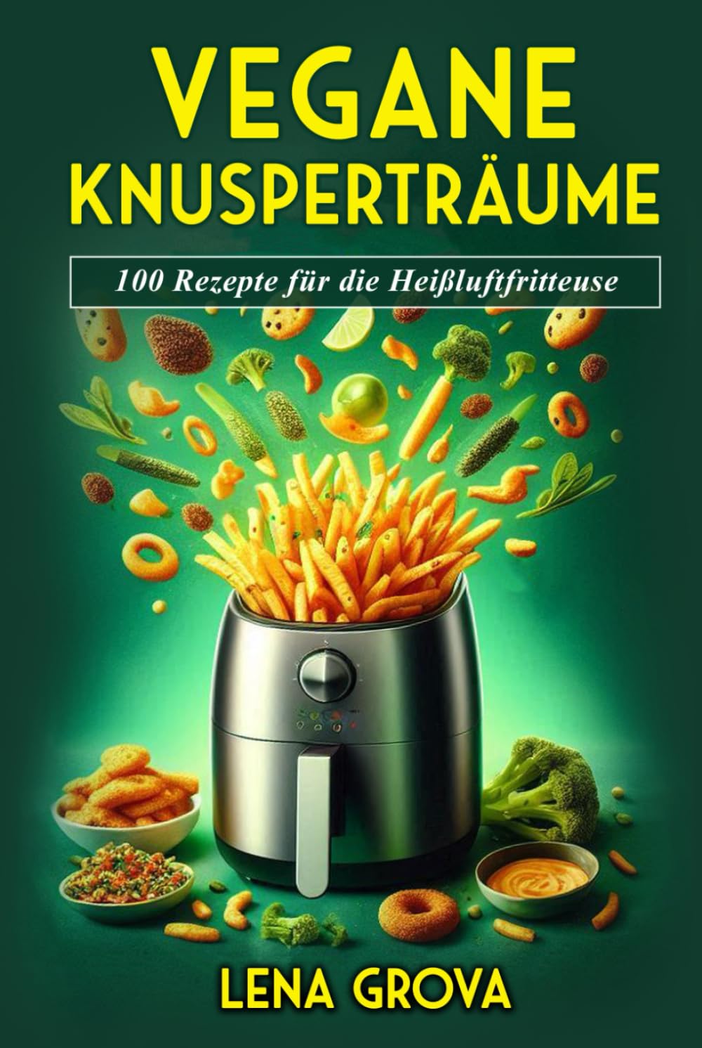 Vegane Knusperträume: 100 Rezepte für die Heißluftfritteuse (Lena Grova - Vegane Kochbücher -, Band 1) Cooking & Enjoying