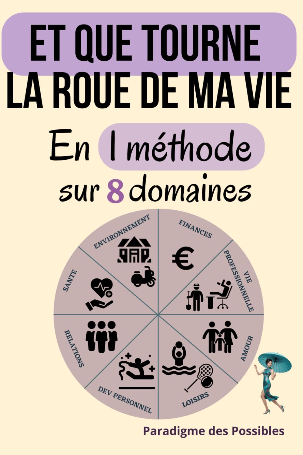 Et que tourne la roue de ma vie !: En 1 méthode sur 8 domaines ! Medicine