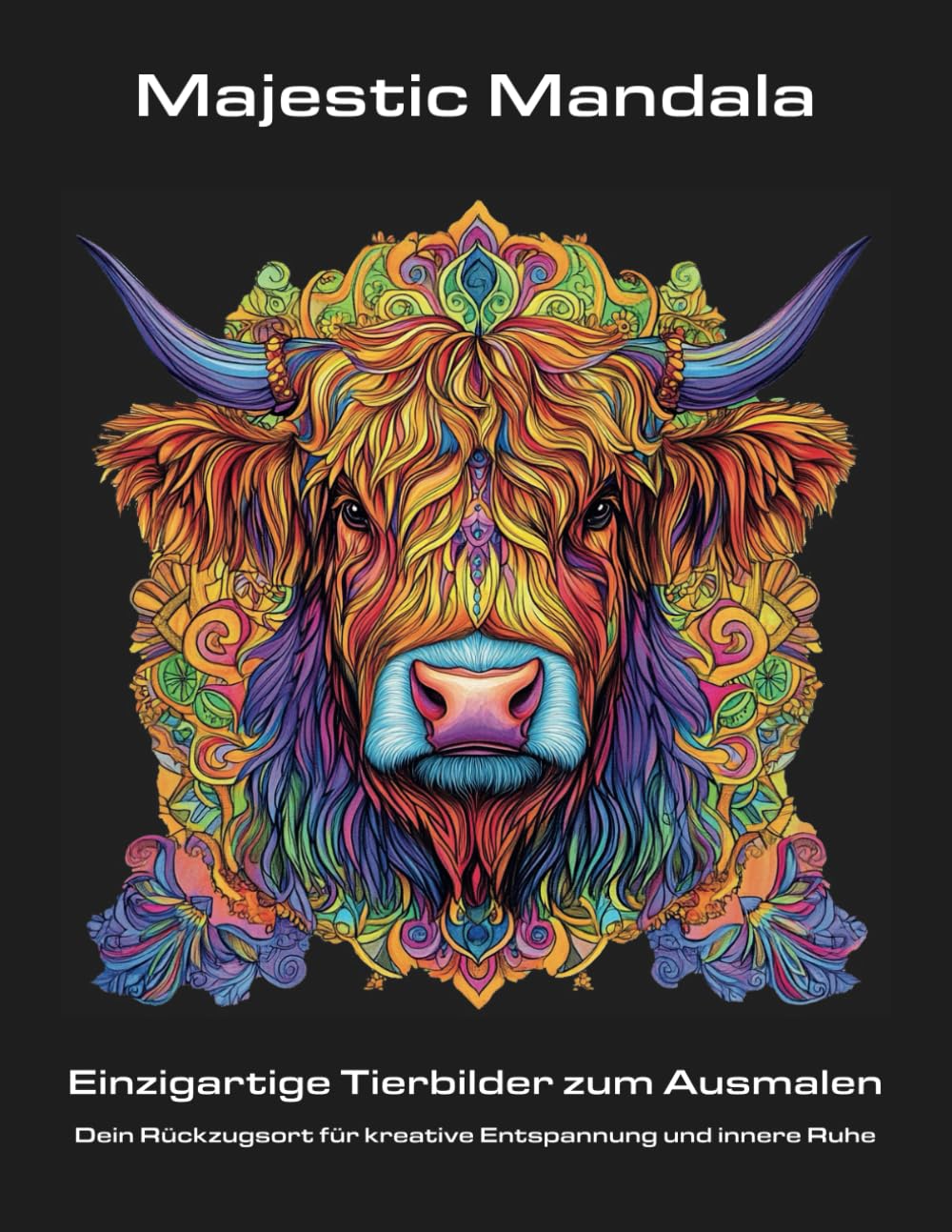 Mandala - 50 wunderschöne Kraft-Tiere - Malbuch für mehr Entspannung, Kreativität und Gelassenheit, tolle Geschenkidee: 50 Einzigartige ... Gelassenheit, Stressabbau und innere Ruhe Business, Finance & Career