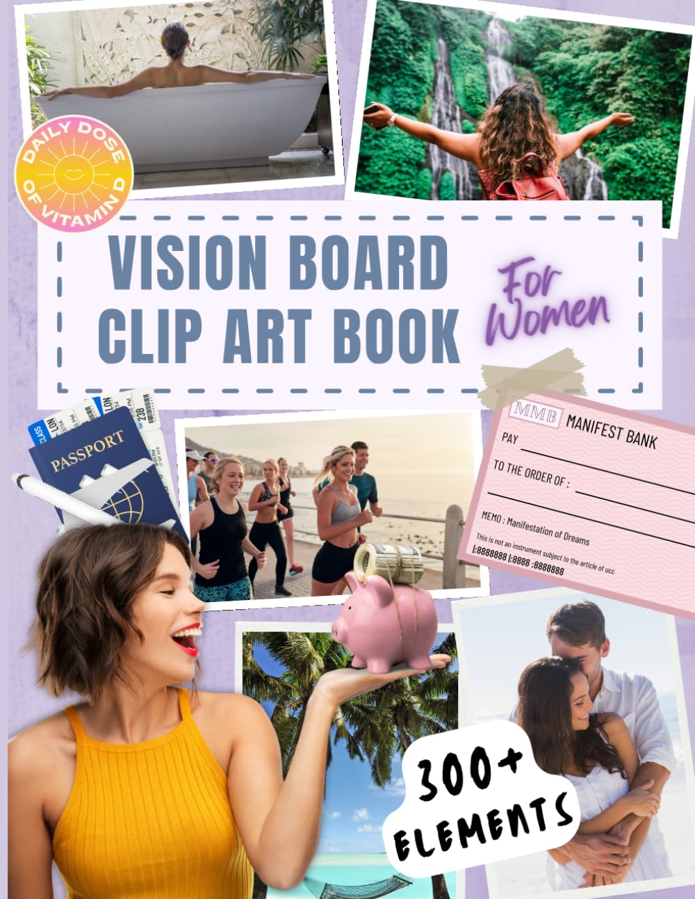 Vision Board Clip Art for Women: 300+ Vision Board Supplies: Inspirational Pictures, Quotes & Words for Women to Manifest Their Dream Life | Perfect for Law of Attraction & Goal Setting Film, Art & Culture
