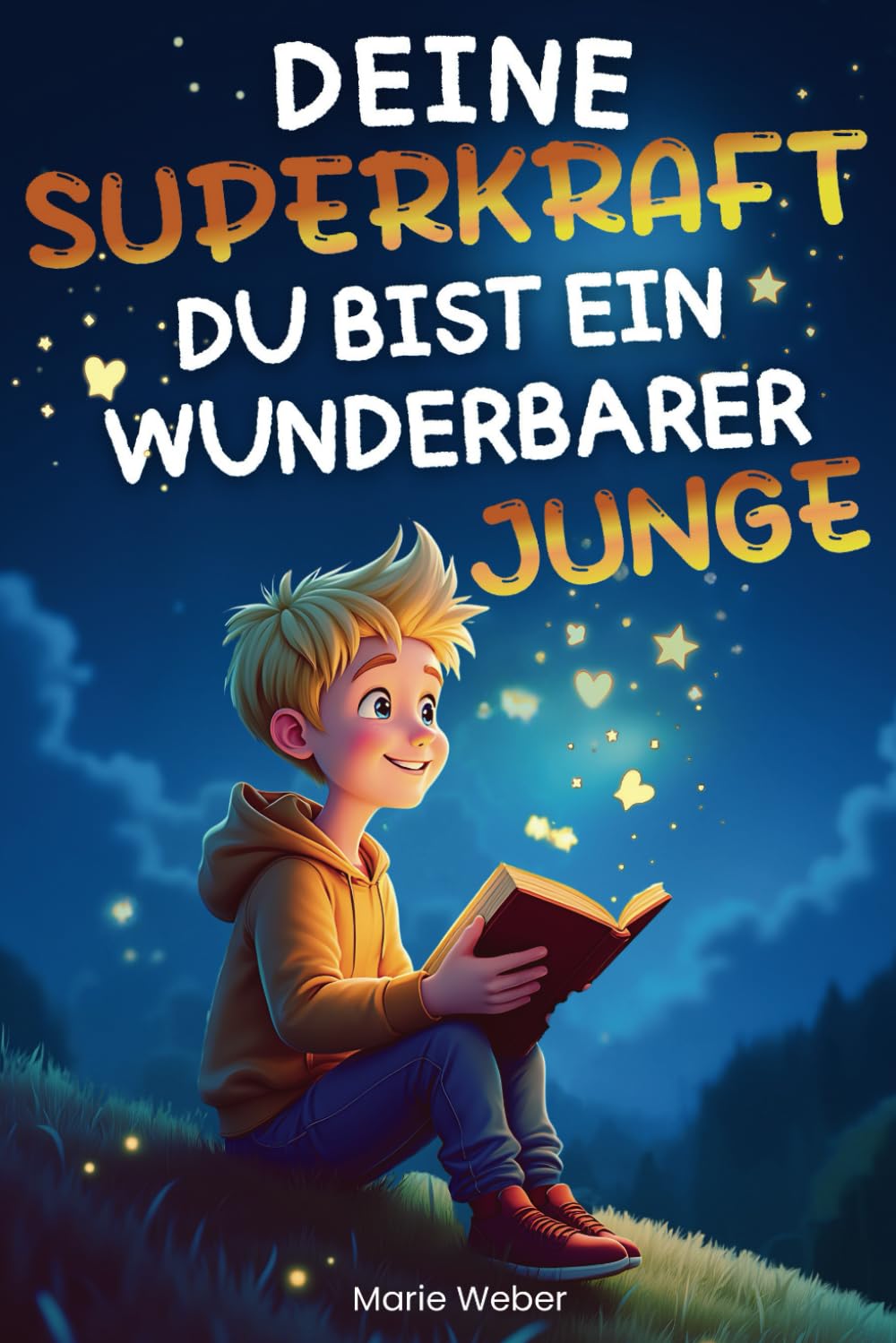 Deine Superkraft: Du bist ein wunderbarer Junge: Farbenfrohe Geschichten, Affirmationen und kleine Übungen für Mut, Selbstvertrauen und Reflexion im Alltag; ideales Geschenk für Jungen ab 7 Jahren Non-fiction