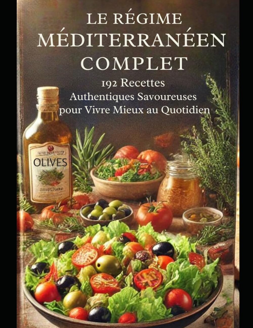 Le Régime Méditerranéen Complet : 192 Recettes Authentiques et Savoureuses pour Vivre Mieux au Quotidien book