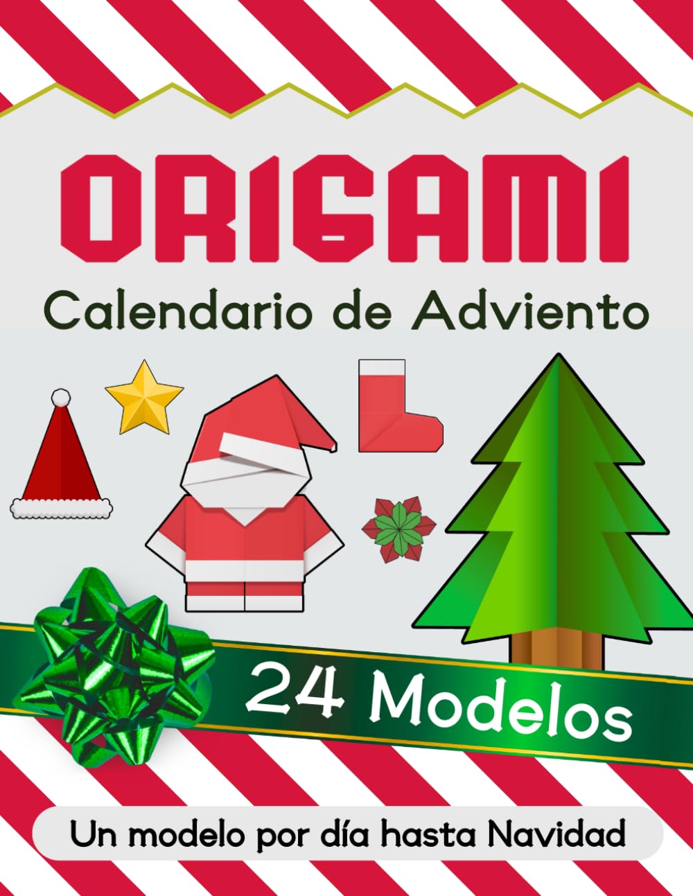 Calendario de Adviento Origami: 24 Modelos Simples y Avanzados con Instrucciones de Plegado para Decoraciones Navideñas (Un Modelo por Día hasta Navidad) Hobbies & Crafts