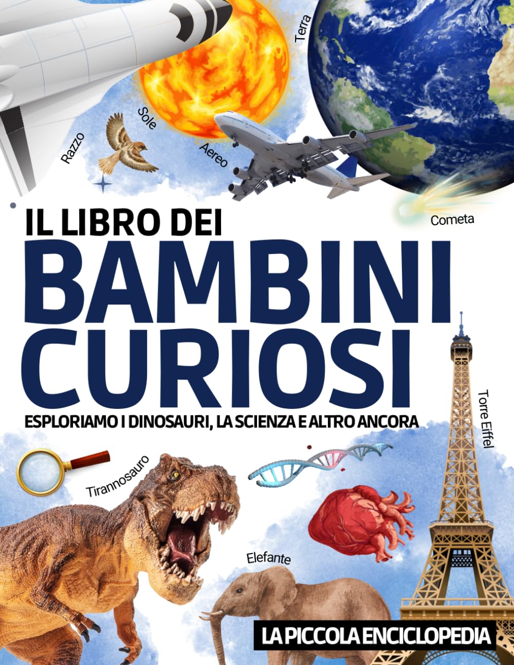 Il Libro dei Bambini Curiosi: L'enciclopedia per bambini dai 6 ai 10 anni per scoprire e imparare tutto sui dinosauri, l'astronomia, gli animali, la ... educativa per rispondere a tutte le domande book