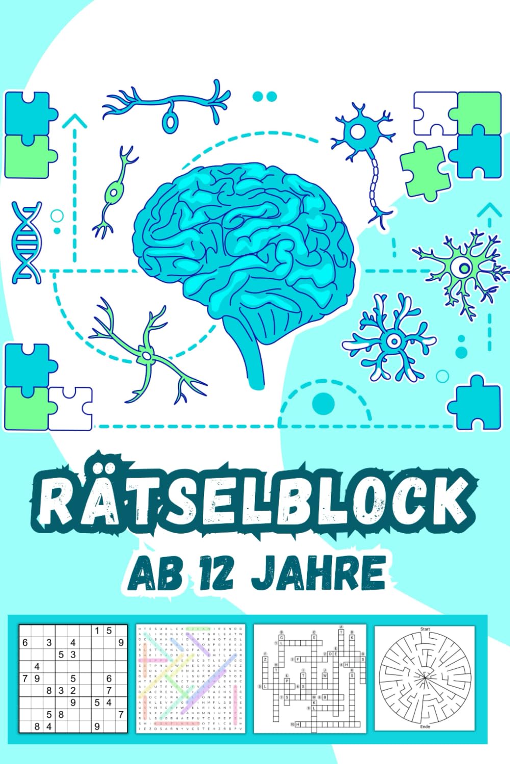 Rätselblock Ab 12 Jahre: Fesselnde Denksportaufgaben und kreative Herausforderungen für anspruchsvolle junge Denker Books