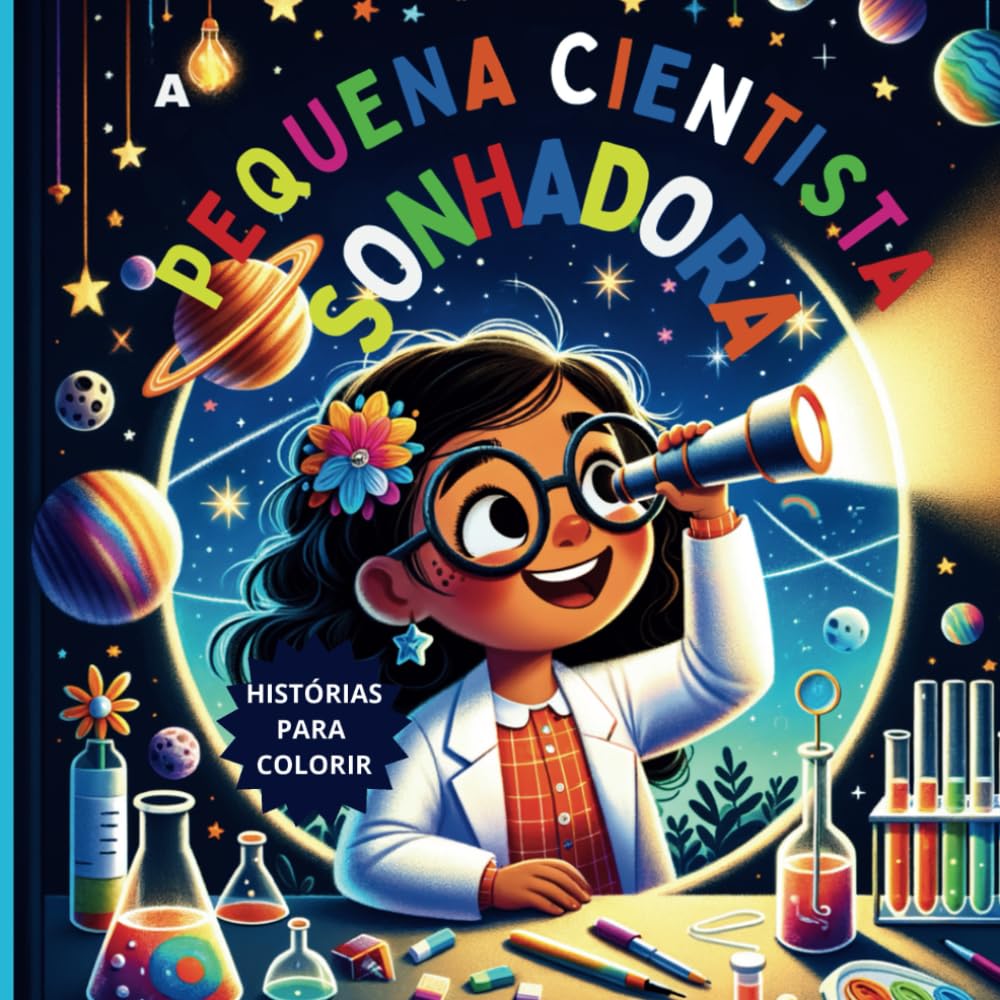 A Pequena Cientista Sonhadora: História Para Colorir Novels & Short Stories