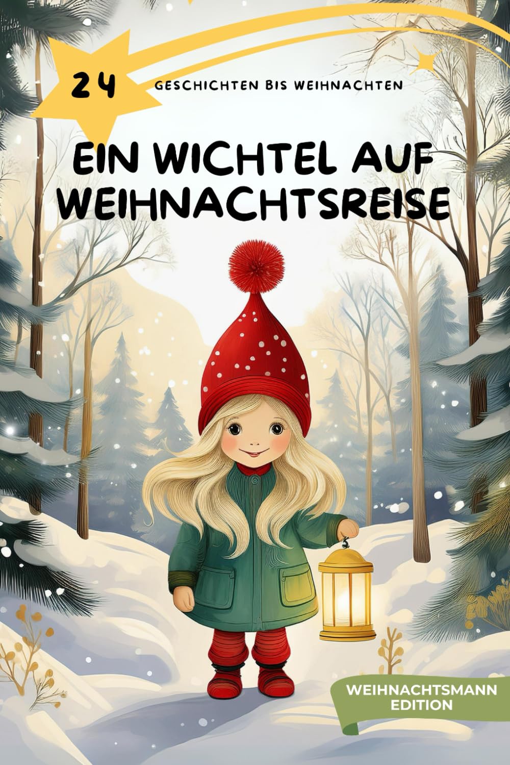 Adventskalender Buch - Ein Wichtel auf Weihnachtsreise, Weihnachtsmann-Edition: 24 Kurzgeschichten bis Weihnachten ab 3 Jahren Parents & Children
