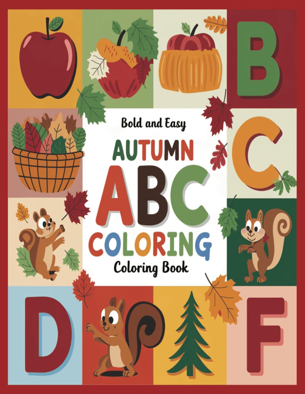 Bold and Easy Autumn ABC Coloring Book Tiptoi & Games