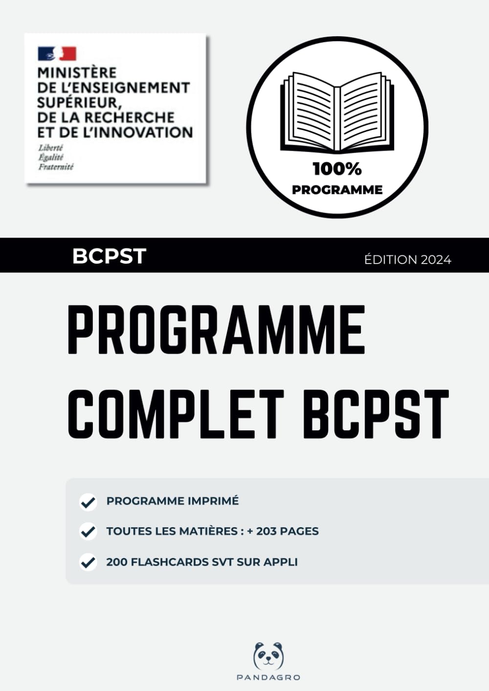 Le Programme Complet BCPST imprimé : Toutes les Matières en un Seul Ouvrage (200+ pages): - Objectif Concours Agro-Véto, G2E et ENS book