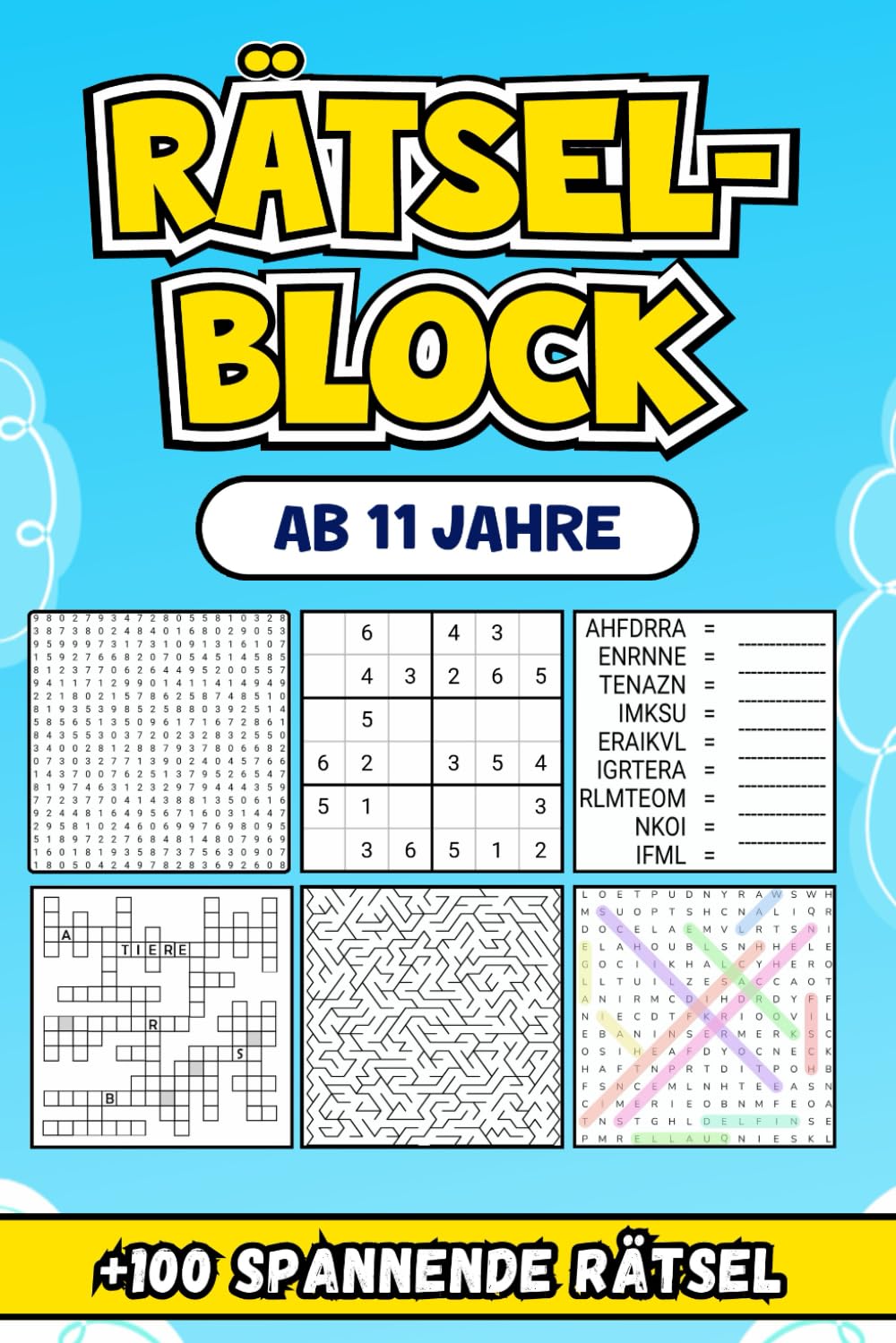 Rätselblock Ab 11 Jahre: Über 100 spannende Rätsel zur Förderung von Kreativität und Denkvermögen. Tiptoi & Games